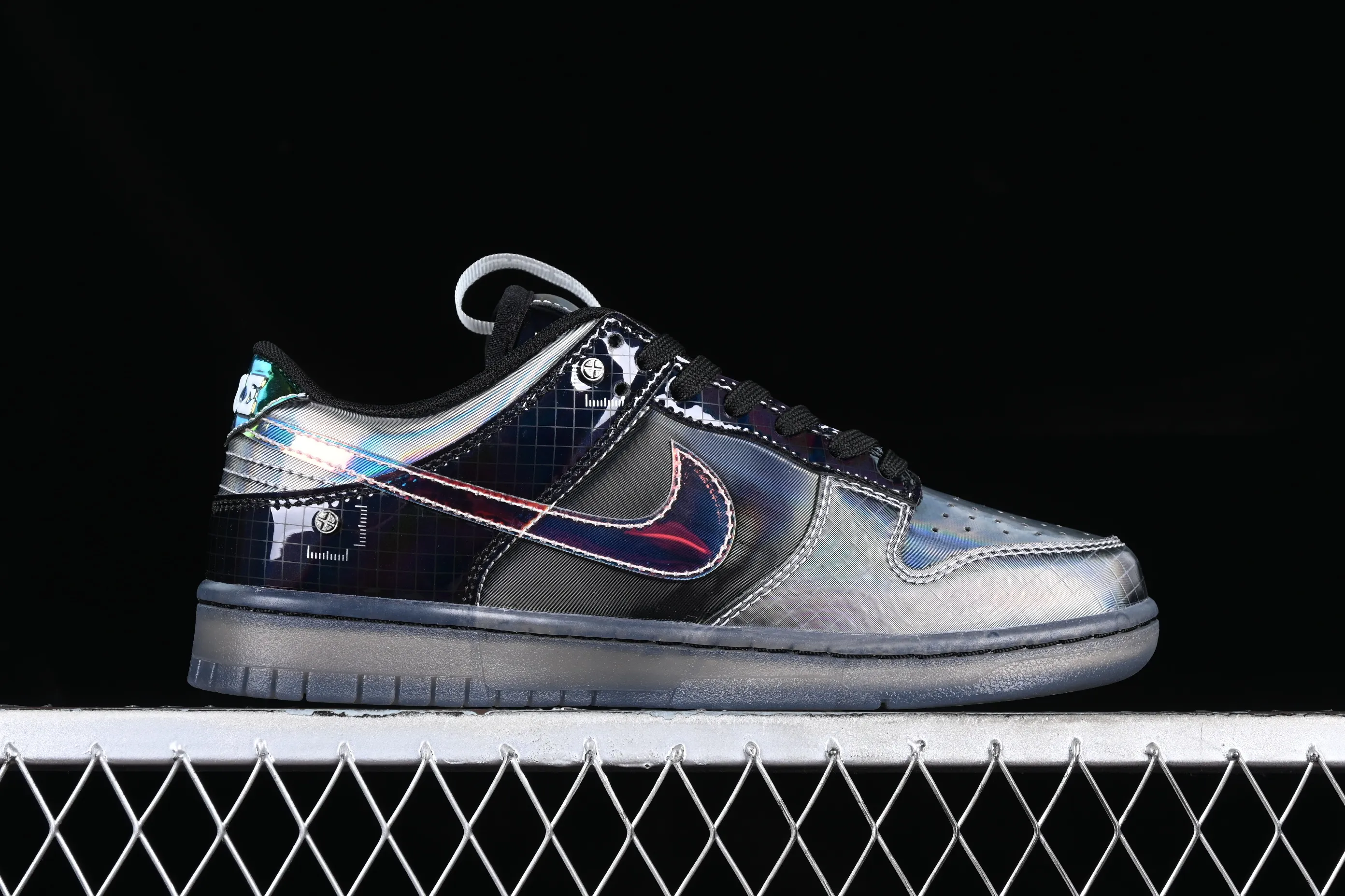 All categories Nk SB Dunk series Nk SB Dunk Low low-top sneakers Nk Dunk Low "Hyperflat" black, gray, and yellow laser gradient SB low-top casual sneakers FV3617-001